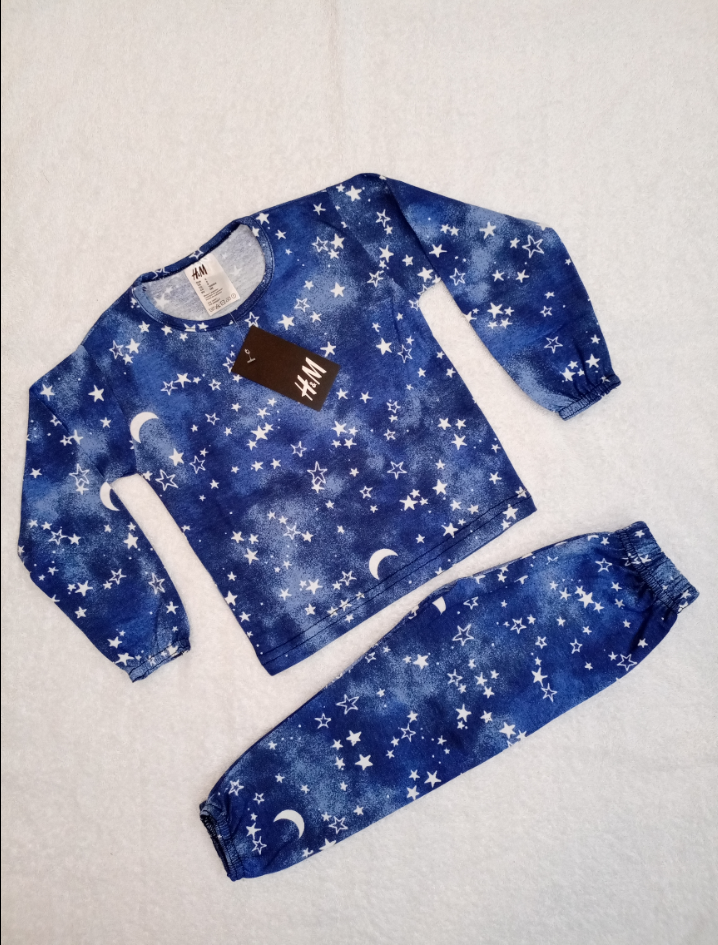 Blue galaxy kids tracksuit