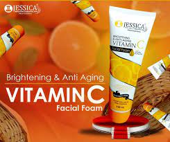 Jessica Vitamin c Brightening And Anti Aging Facial Foam Face Wash