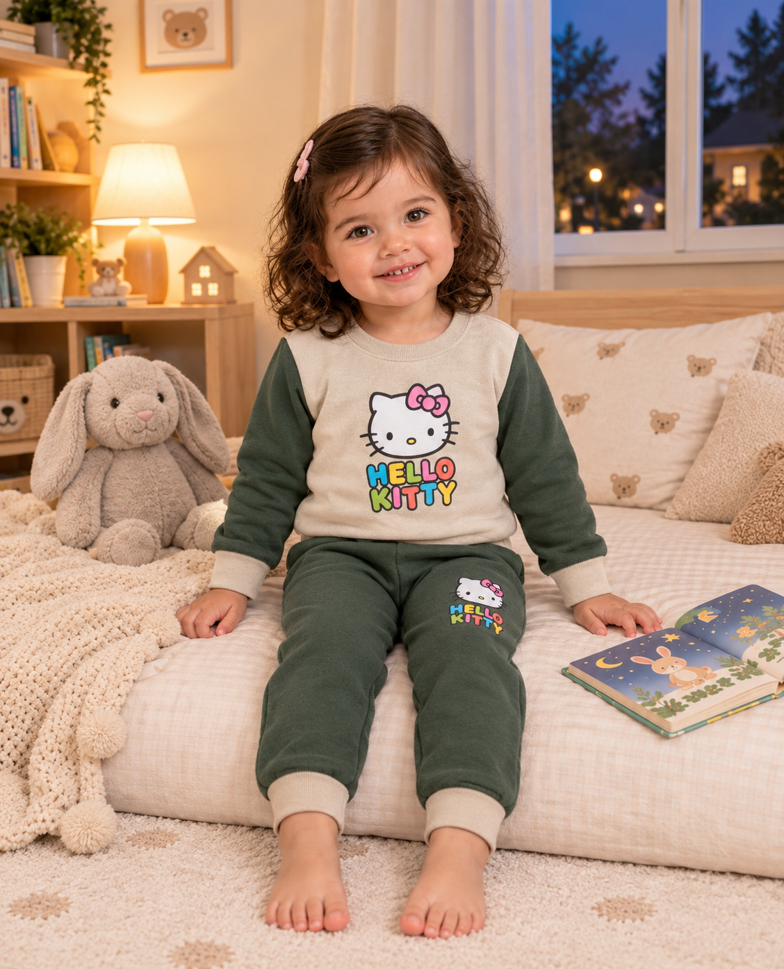 Green hello kitty tracksuit