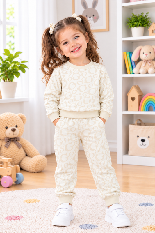 white fleece tracksuits warm feel
