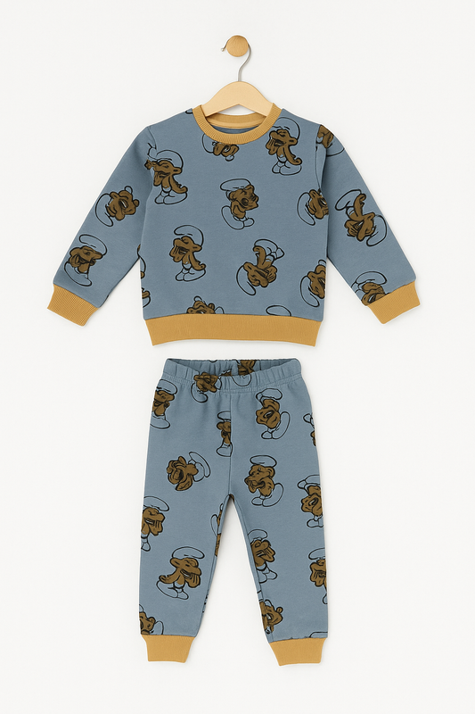 Grey scooby fleece tracksuit