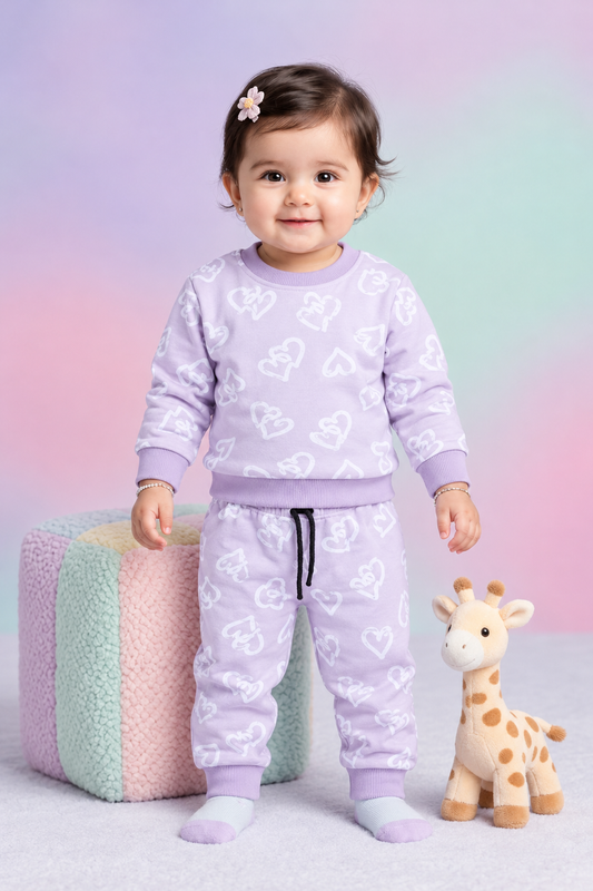 Purple heart tracksuit