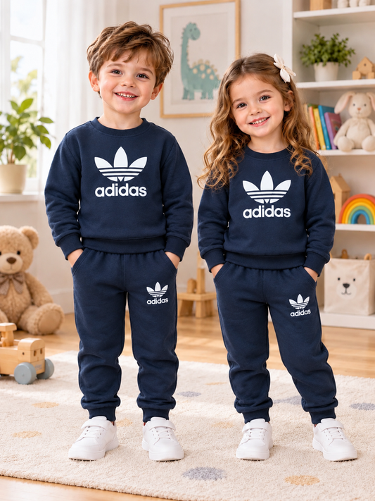 Grey adidas tracksuit