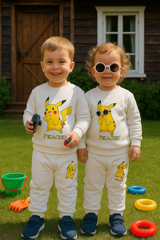 Pokemon winter white tracksuit
