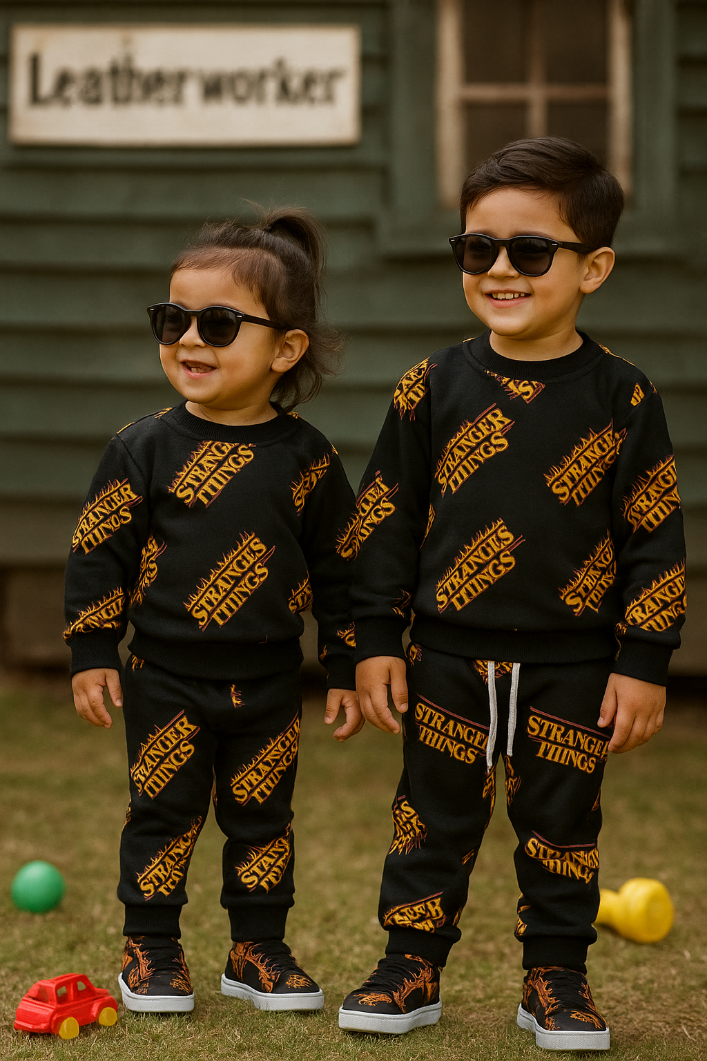 Black fire kids track suit