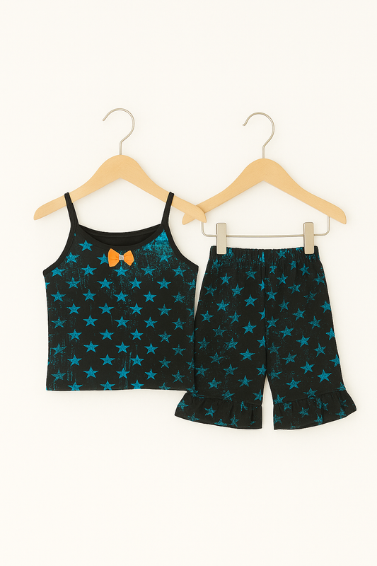 Blue star baby tanktop suit