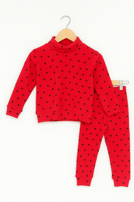 Red star hineck tracksuit