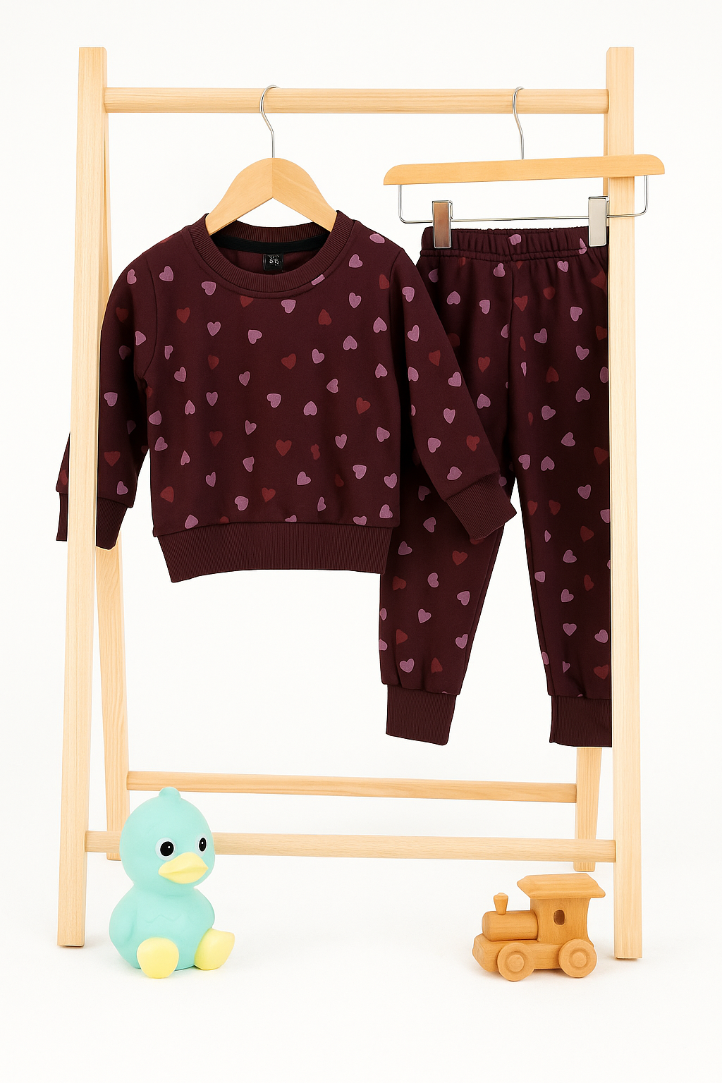 Purple heart kids track suit