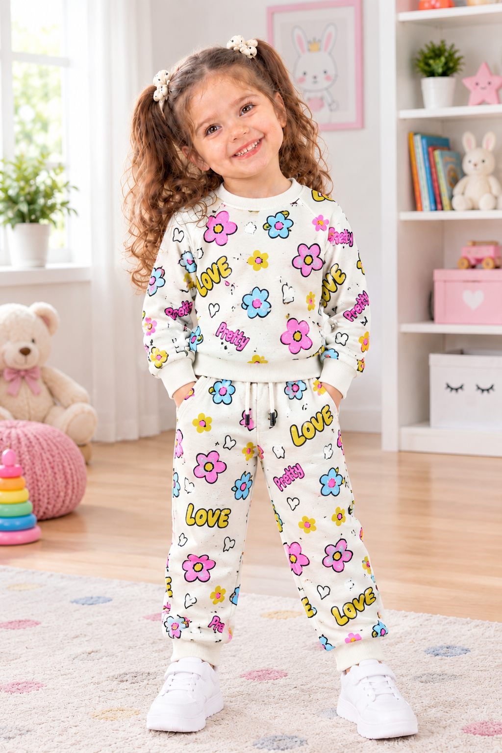 Love flowers tracksuit