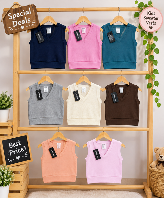 Pack of 3 sleeveless sweater random packs