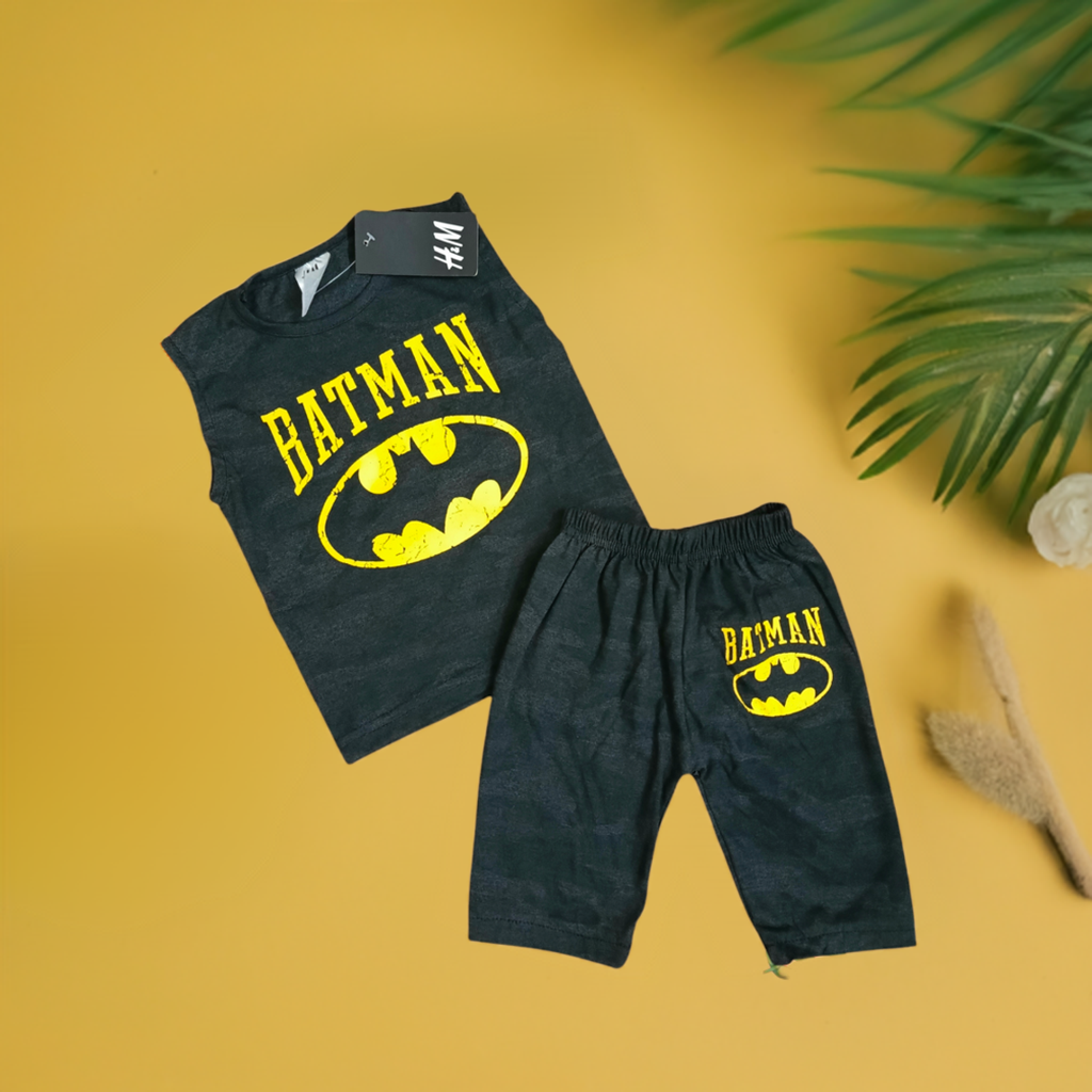 Batman sando shorts suit