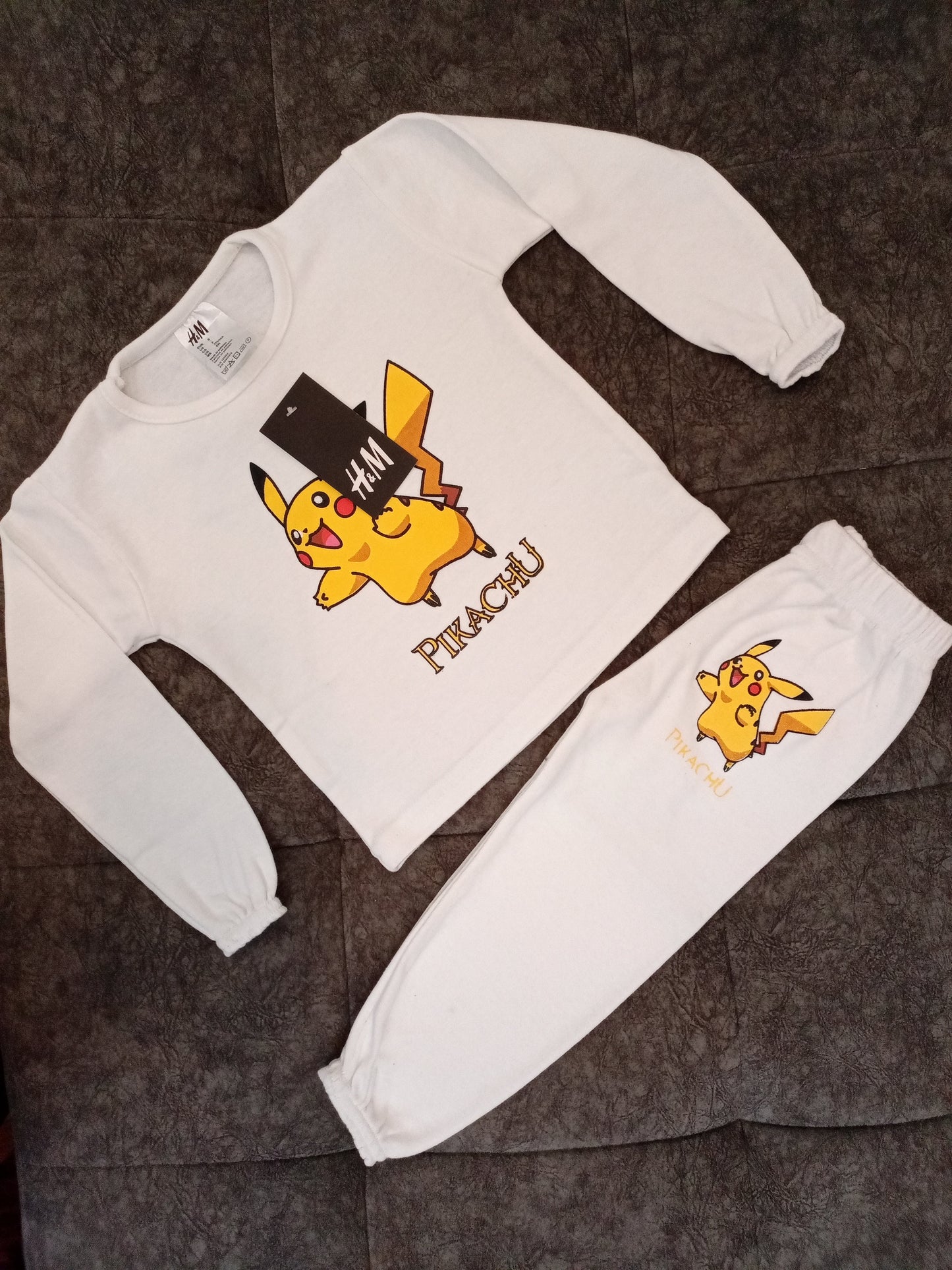 Pokemon winter white tracksuit