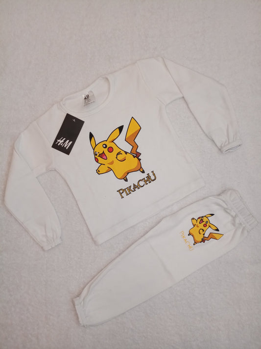 Pokemon winter white tracksuit