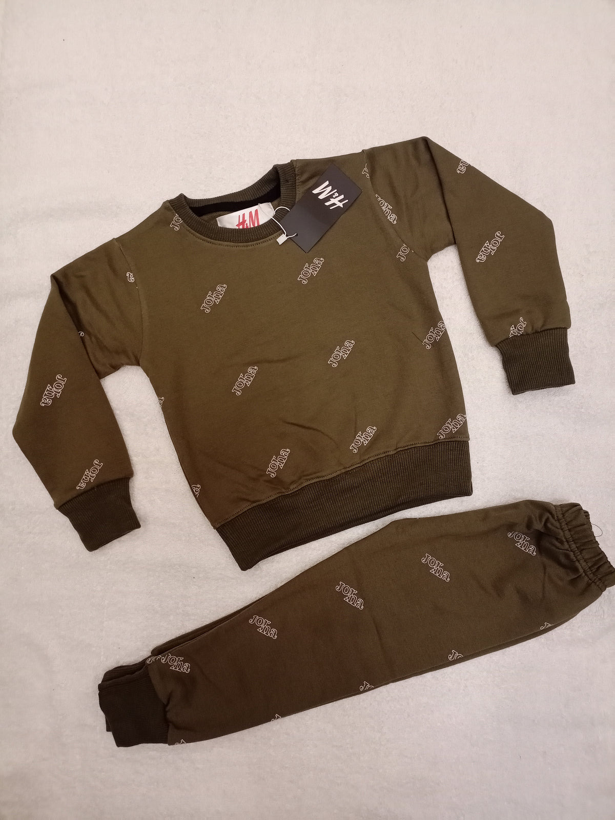 Olive green jr tracksuit