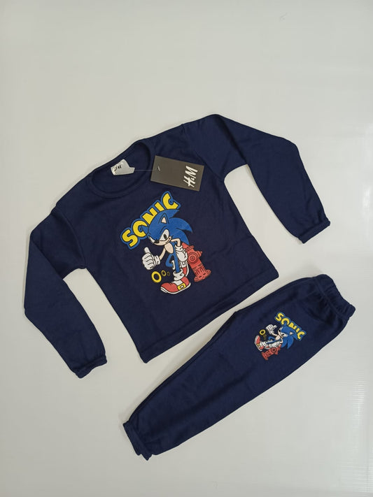 Blue sonic tracksuit casual